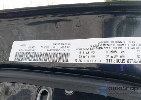 2013 Dodge Charger Se from USA, damaged, VIN 2C3CDXBG5DH663798